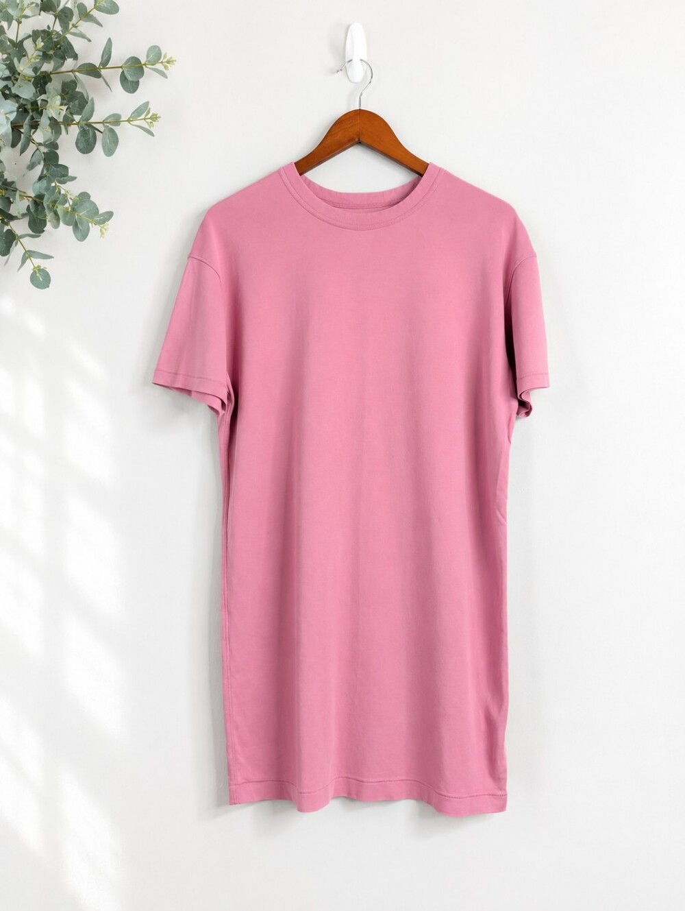 Uniqlo Pink Cotton Jersey T-shirt Dress XS X-Small